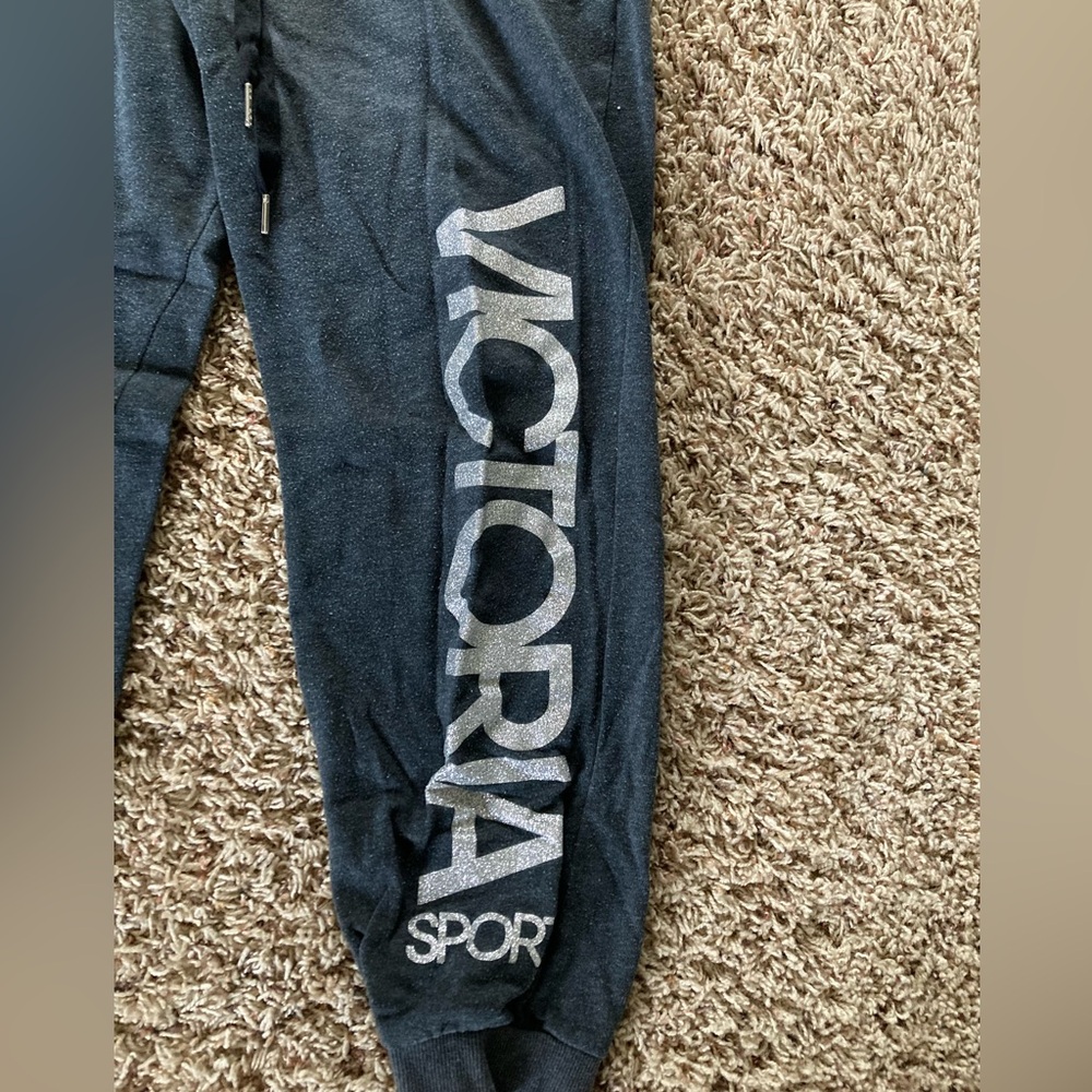 Charcoal Victoria’s Secret joggers size large - Picture 3 of 3